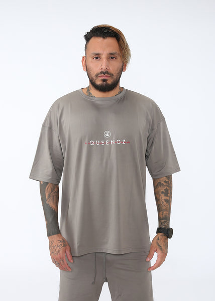 QUEENGZ DRY T-SHIRTS［ash gray］