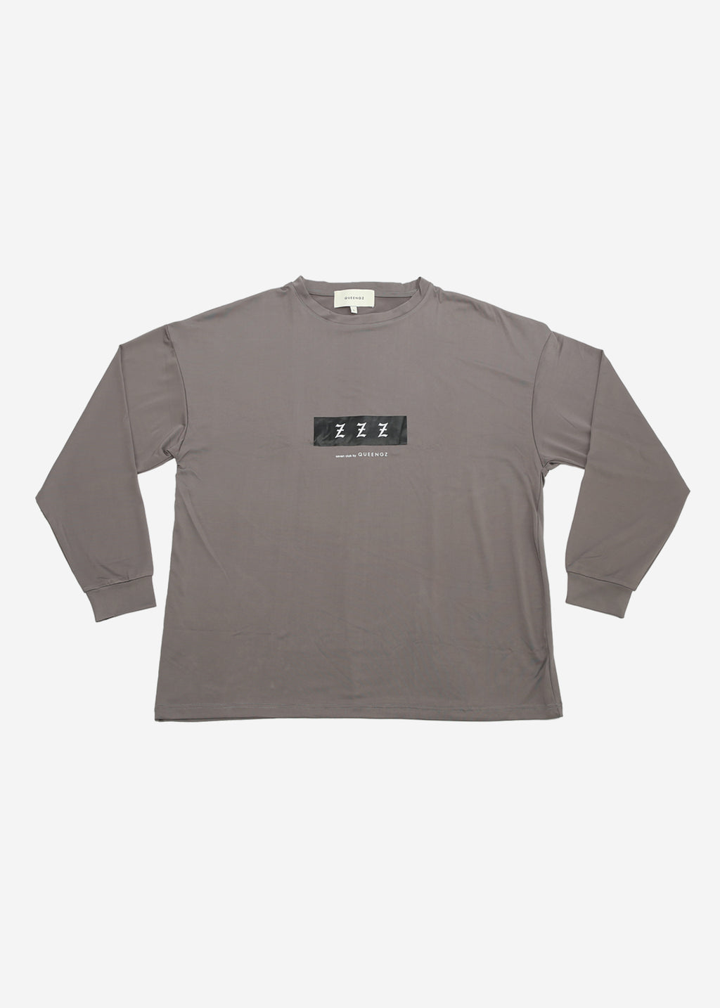 QUEENGZ DRY LONG T-SHIRTS［gray］